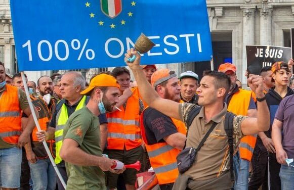 Manifestazione cacciatori milano SETTEMBRE 2021